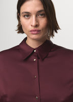 Satin Finish Flowy Shirt