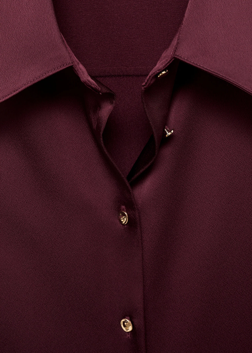 Satin Finish Flowy Shirt