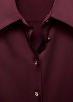 Satin Finish Flowy Shirt