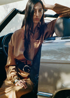 Satin Jacket With Pockets