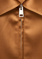 Satin Jacket With Pockets