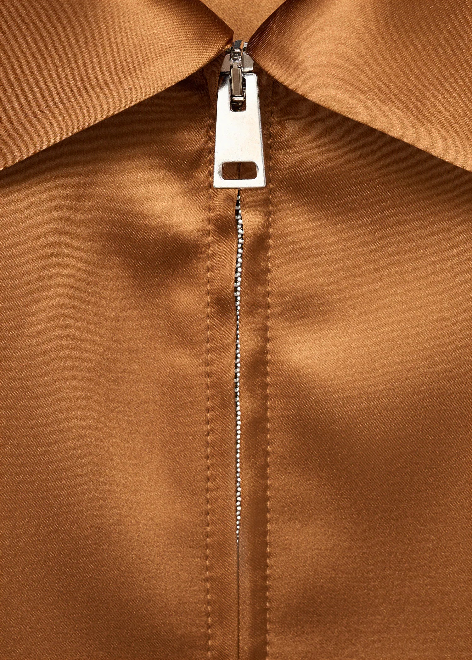 Satin Jacket With Pockets