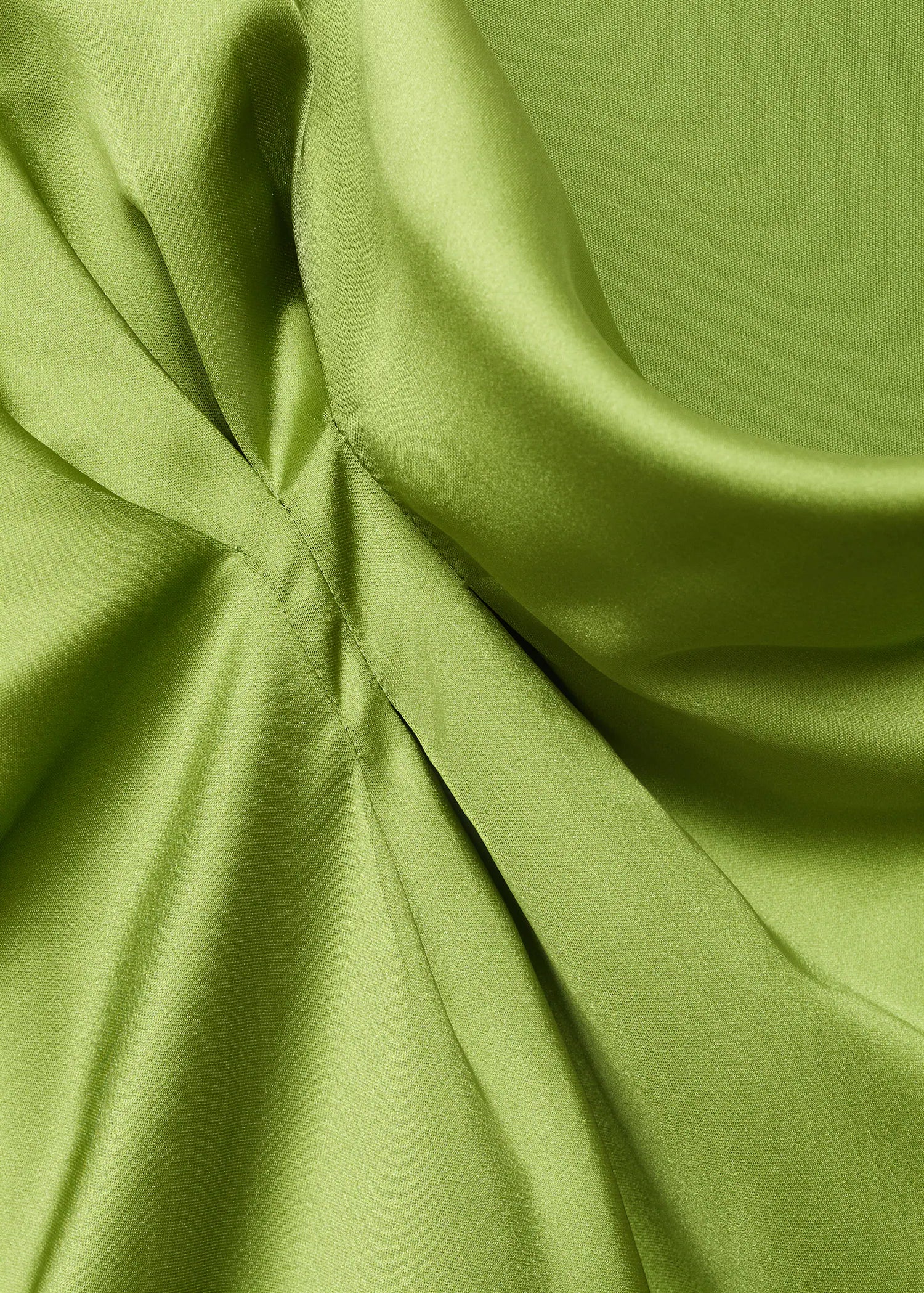 Satin Shirt With Draped Detail