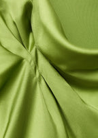 Satin Shirt With Draped Detail