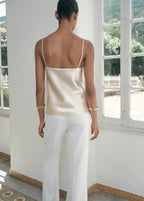 Satin Top With Straps