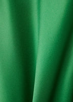 Satin Effect Dress With Corset Neckline