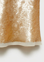 Scoop Back Sequin Dress