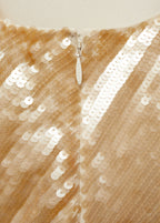 Scoop Back Sequin Dress