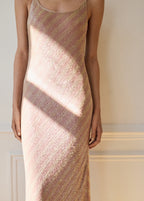 Scoop Back Sequin Dress