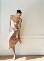 Scoop Back Sequin Dress