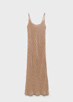 Scoop Back Sequin Dress