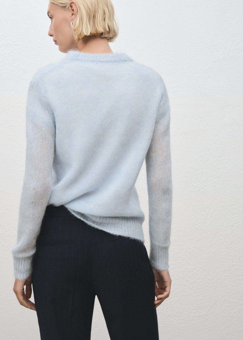 Semi Transparent Alpaca Sweater