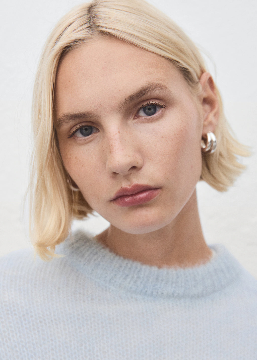 Semi Transparent Alpaca Sweater