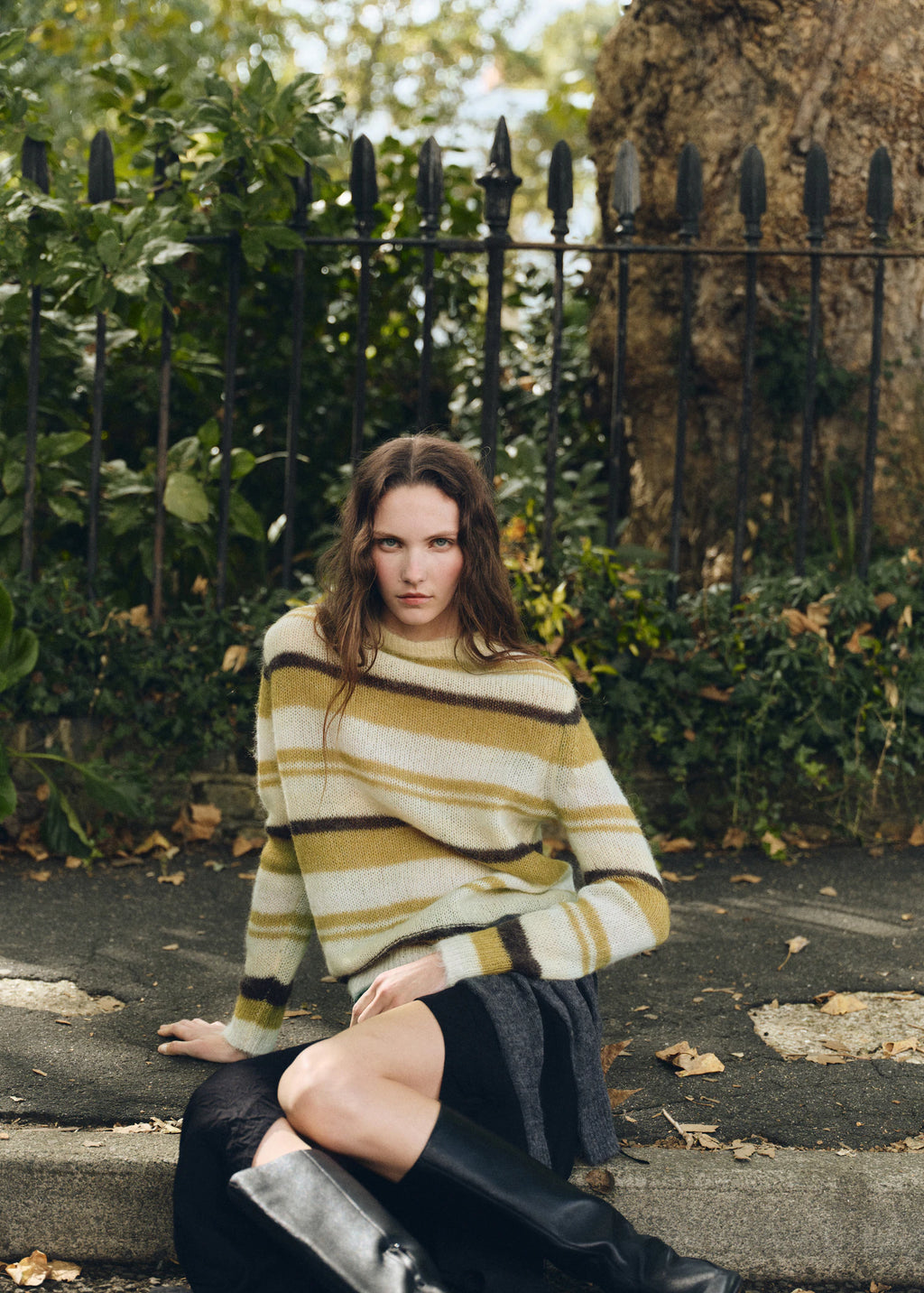 Semi Transparent Alpaca Sweater