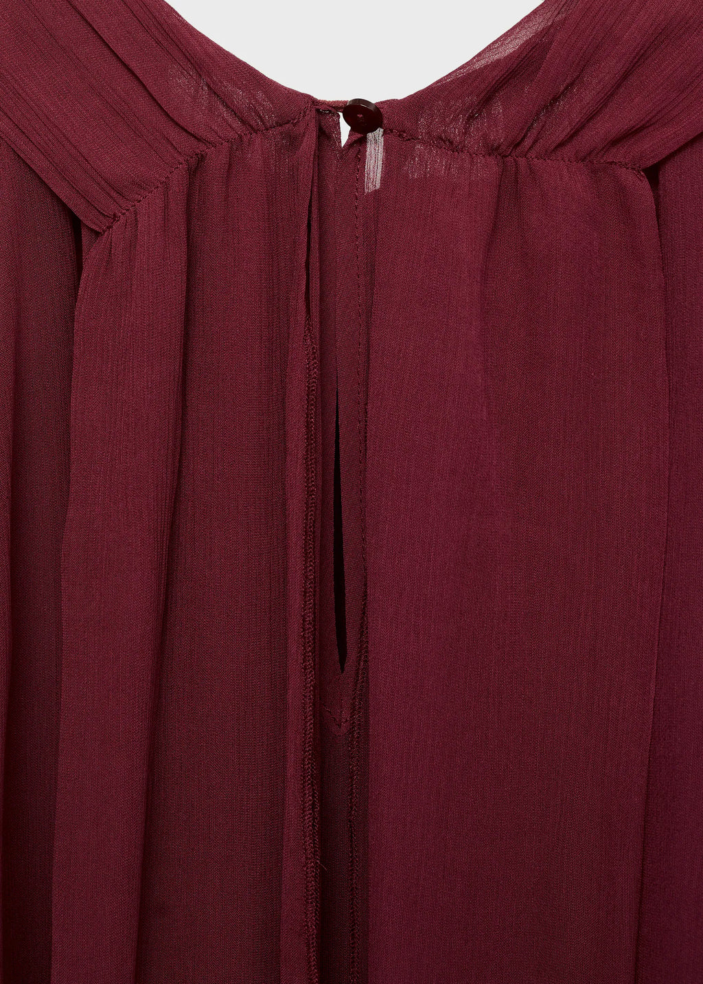 Semi Transparent Blouse With Foulard