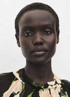 Semi Transparent Floral Blouse