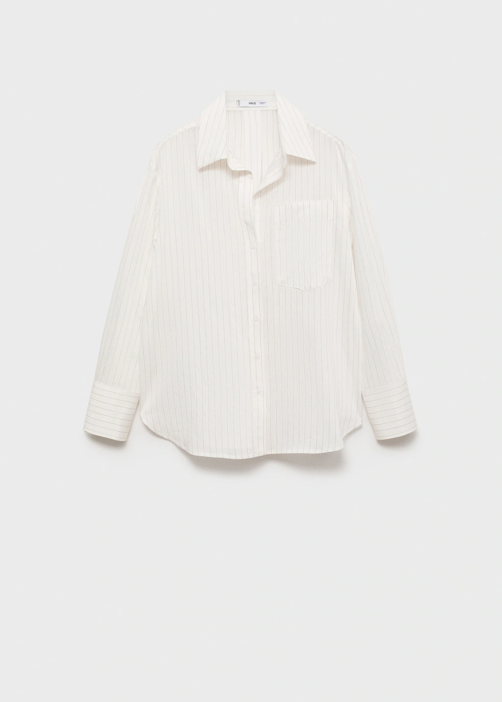Semi Transparent Striped Shirt