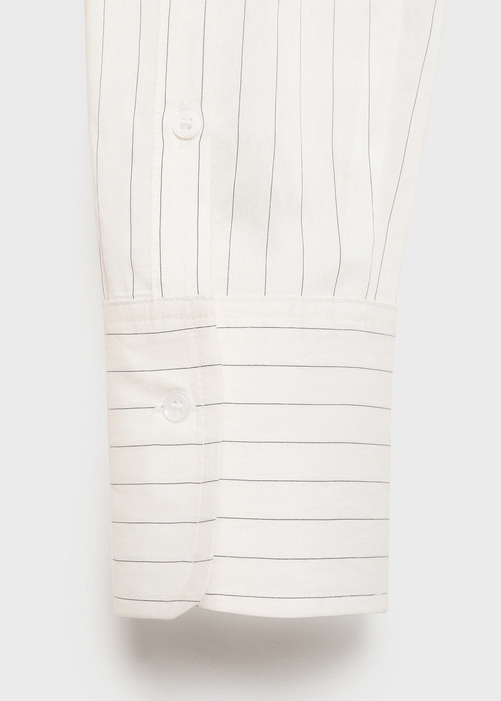 Semi Transparent Striped Shirt