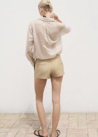 Semi Transparent Striped Shirt