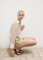 Semi Transparent Striped Shirt