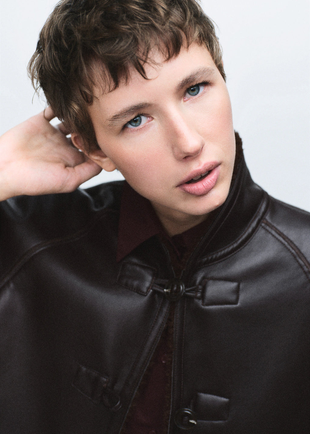 Shearling Effect Reversible Jacket