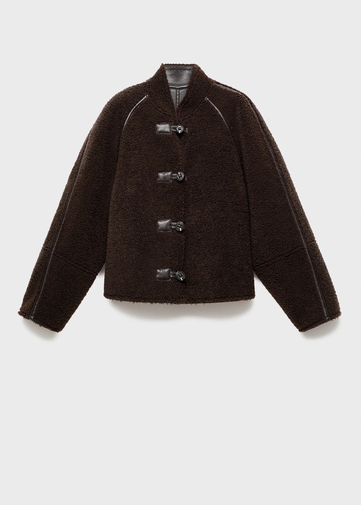 Shearling Effect Reversible Jacket
