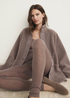 Sherpa Buttoned Cardigan