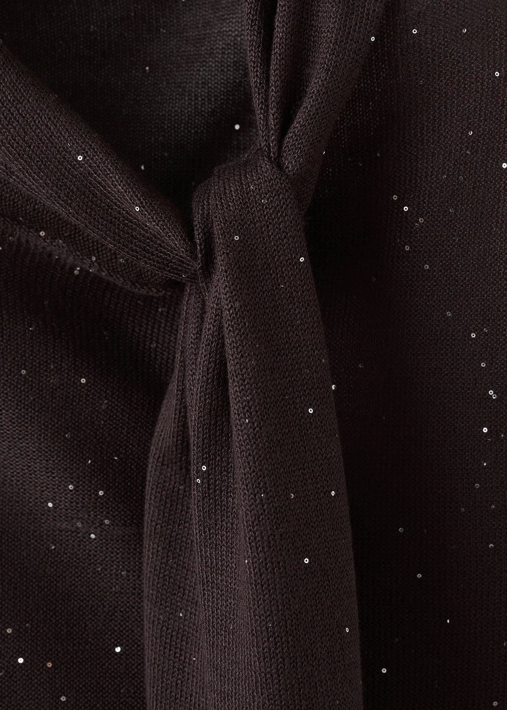 Shiny Top With Foulard