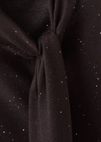 Shiny Top With Foulard