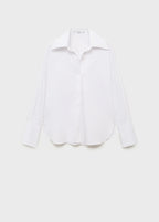 Shirt With Concealed Placket And Collar