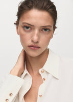 Shirt With Jewel Buttons