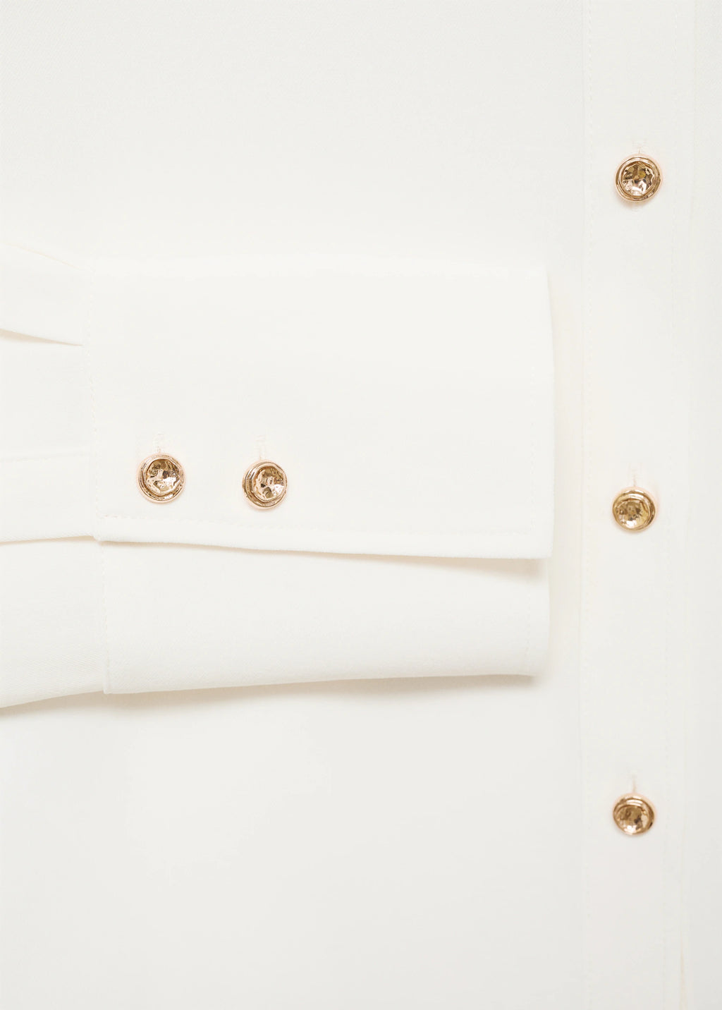 Shirt With Jewel Buttons