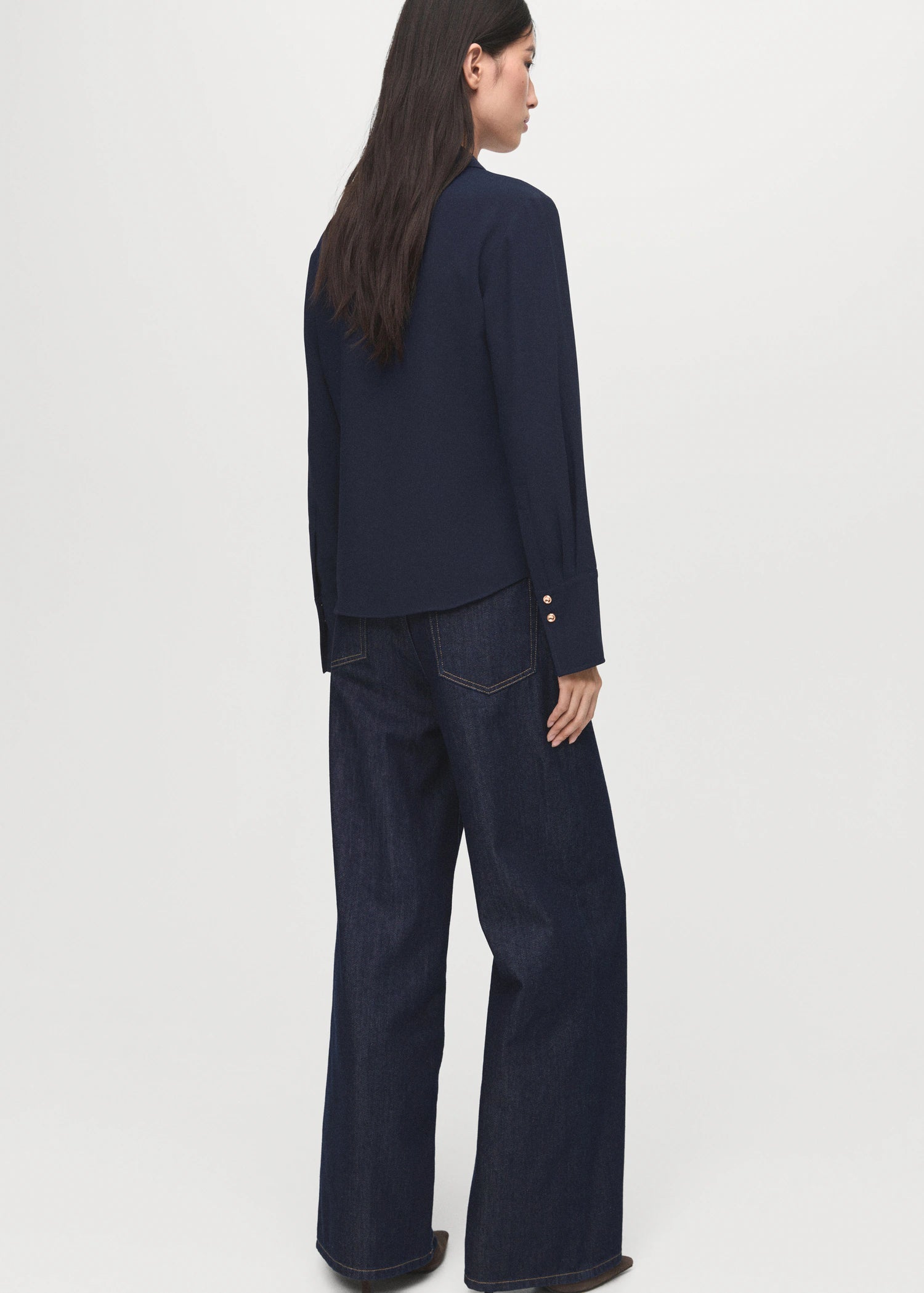 Shirt With Jewel Buttons