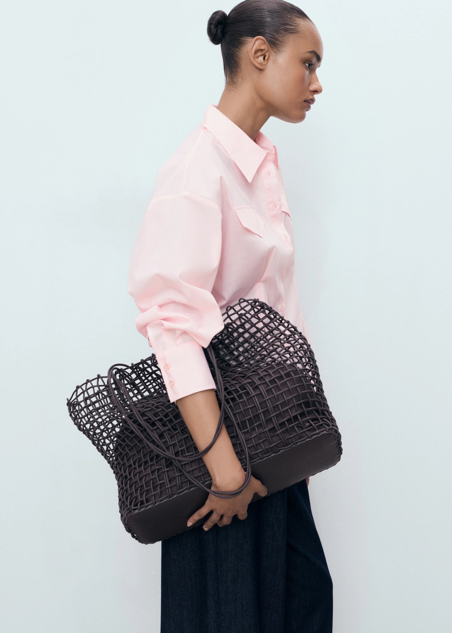 Shirt With Pleats And Pockets