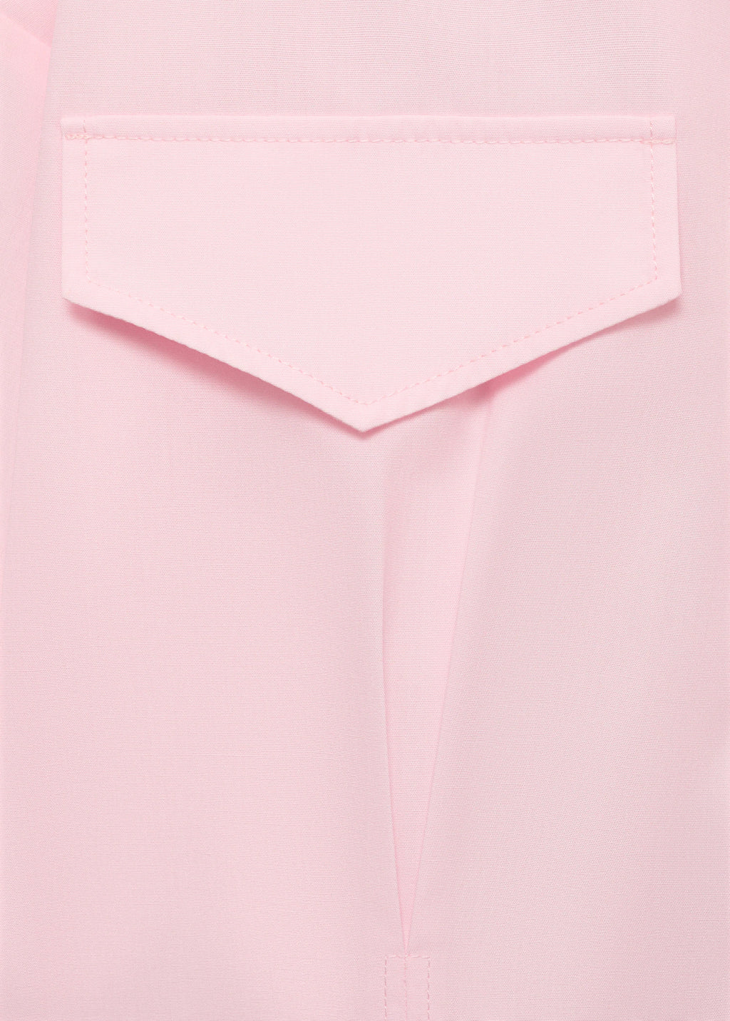 Shirt With Pleats And Pockets