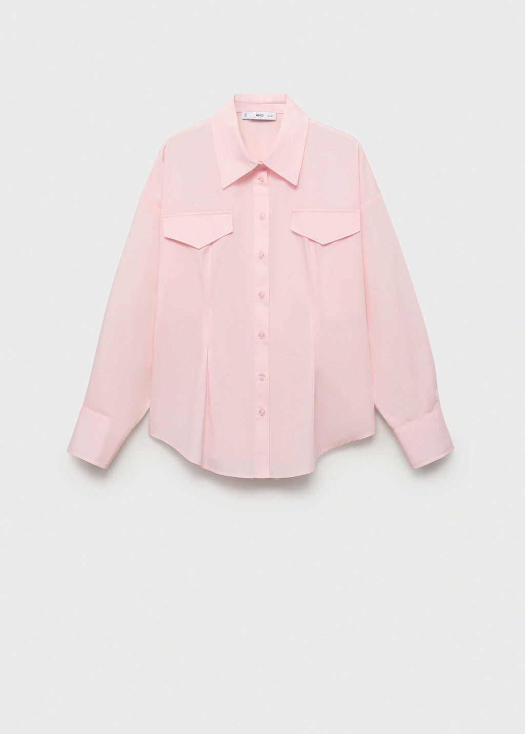 Shirt With Pleats And Pockets
