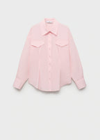 Shirt With Pleats And Pockets