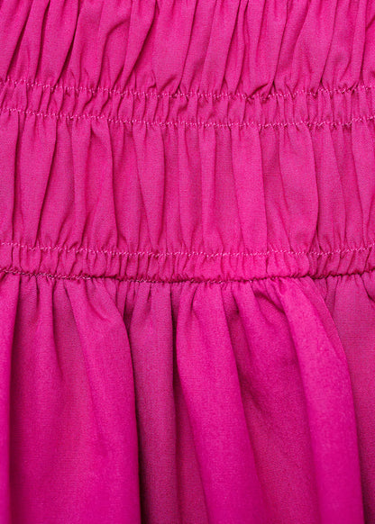 Short Gathered Balloon Dress