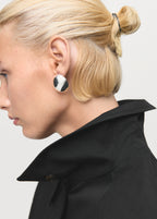 Short Oversized Trench Coat With Epaulettes