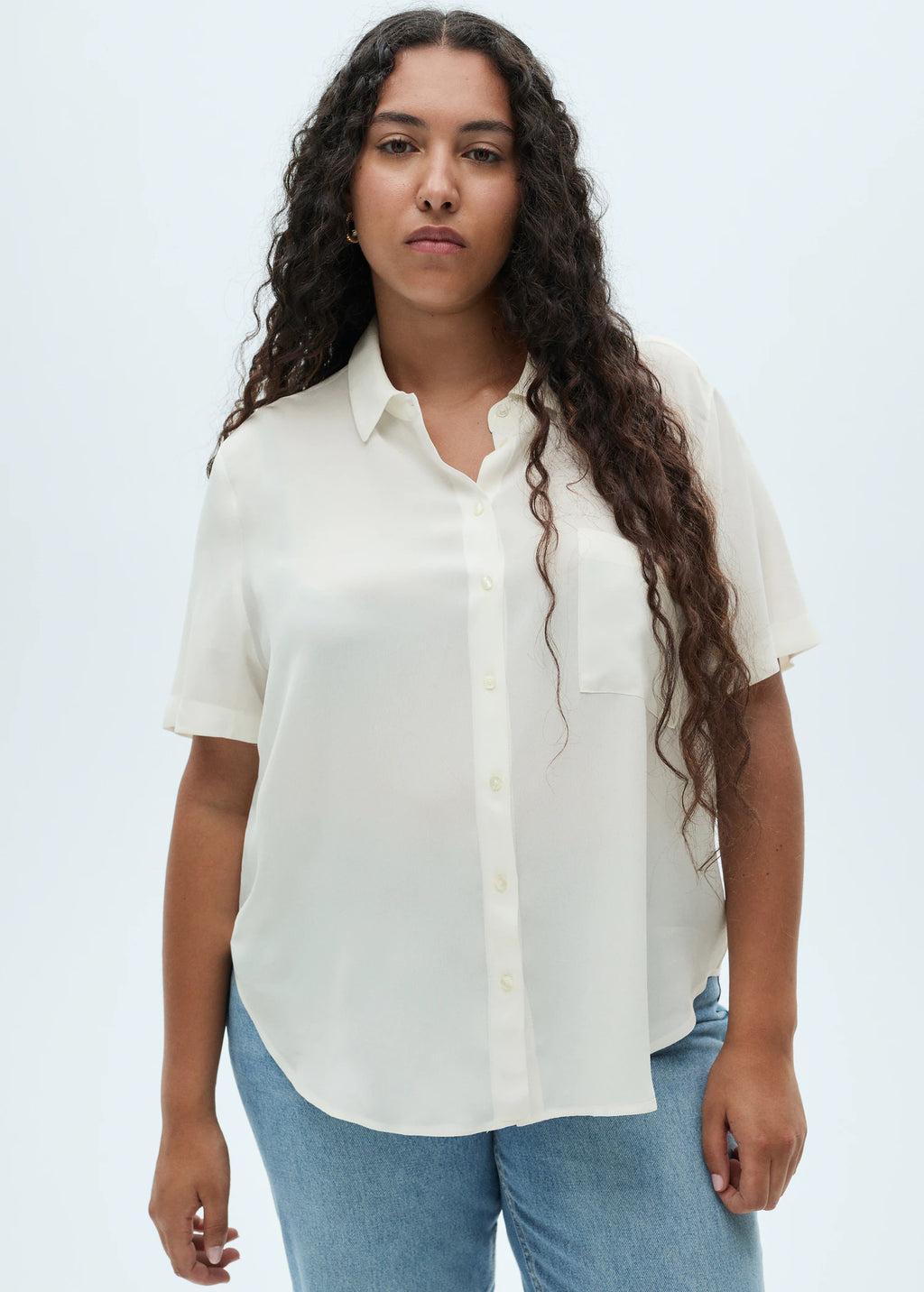 Short Sleeve Fluid Shirt