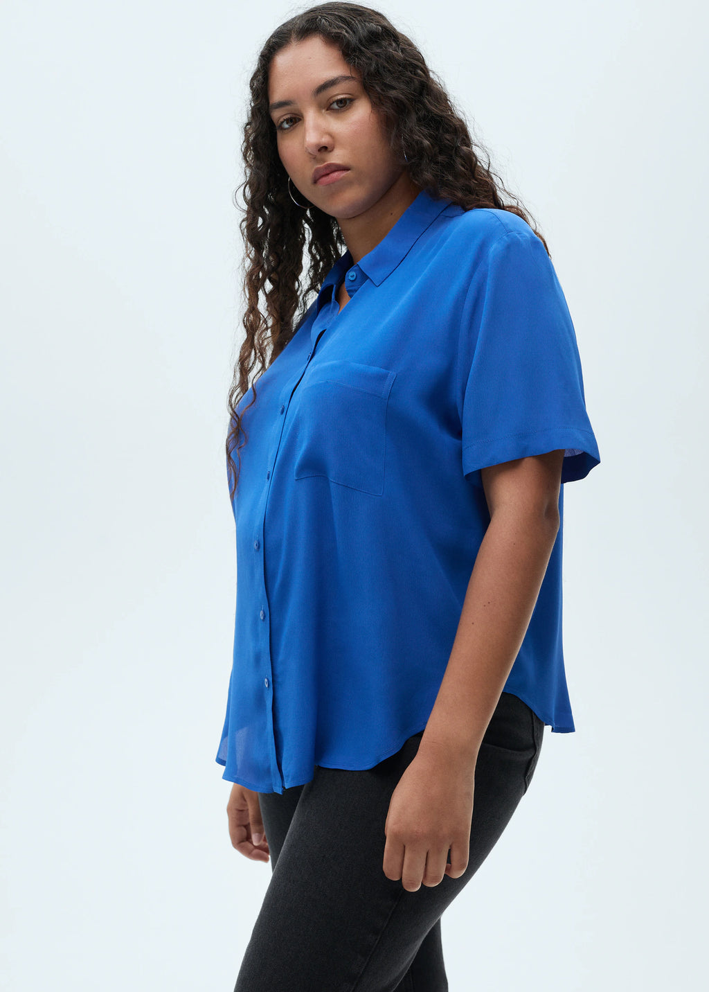 Short Sleeve Fluid Shirt