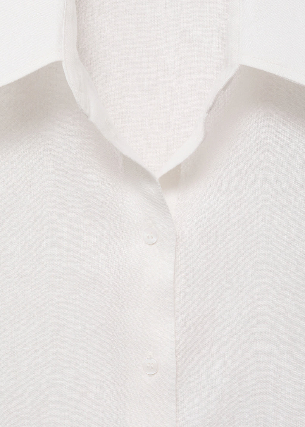 Short Sleeve Linen Blend Shirt