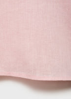 Short Sleeve Linen Blend Shirt