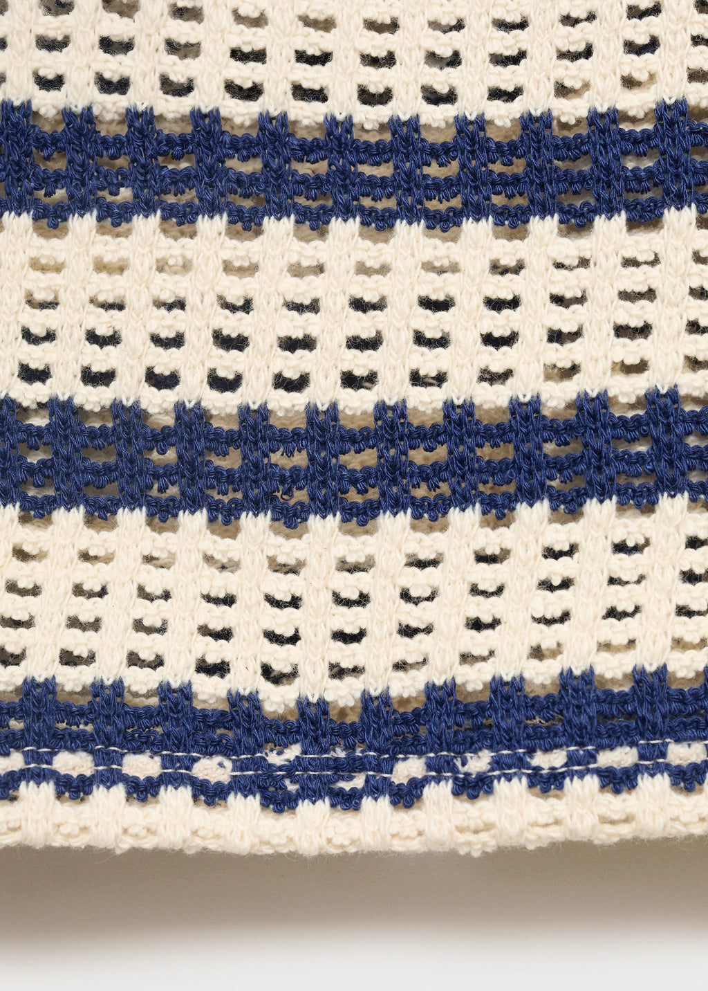 Short Sleeve Striped Cardigan