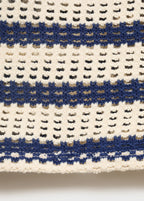 Short Sleeve Striped Cardigan