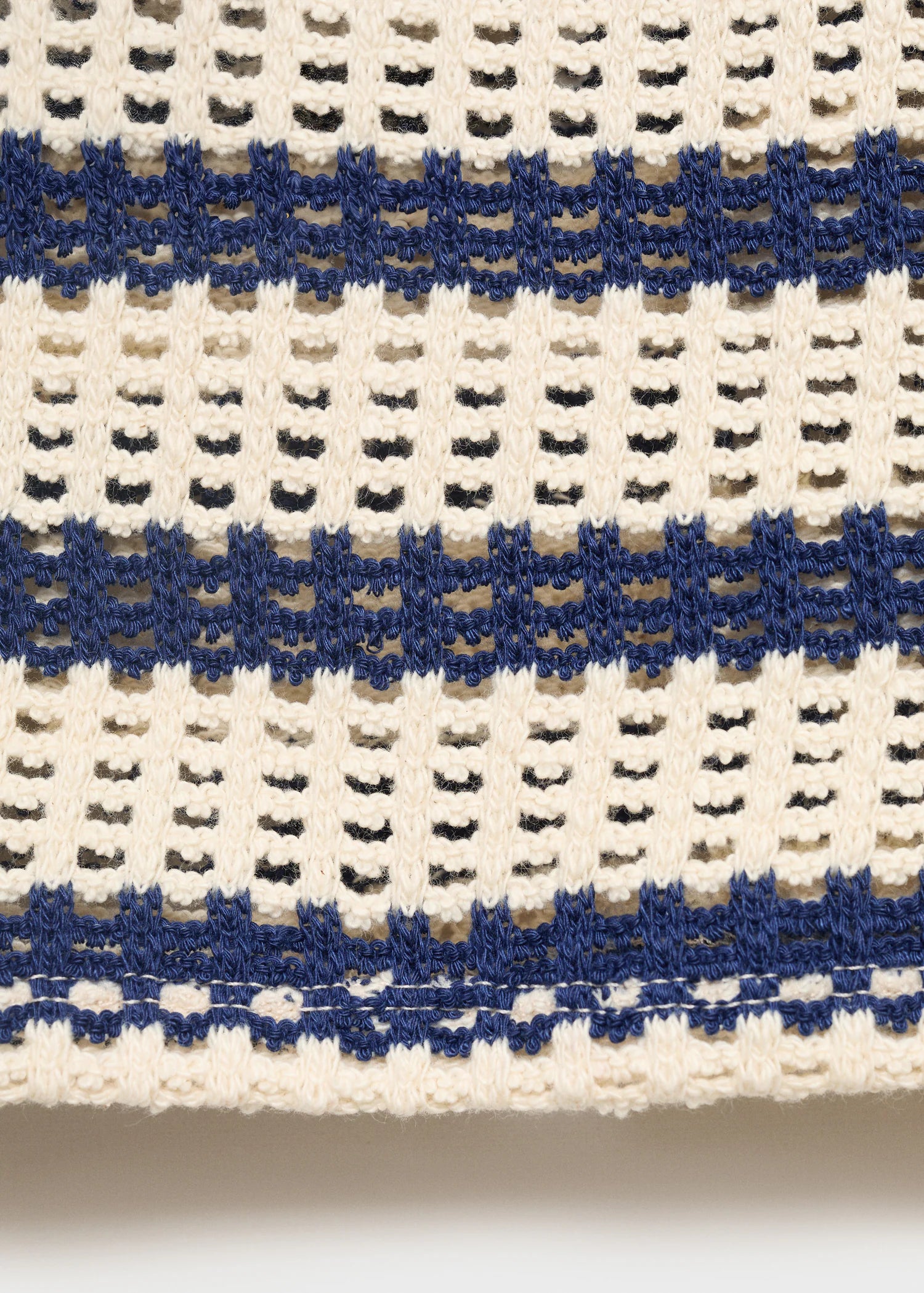 Short Sleeve Striped Cardigan