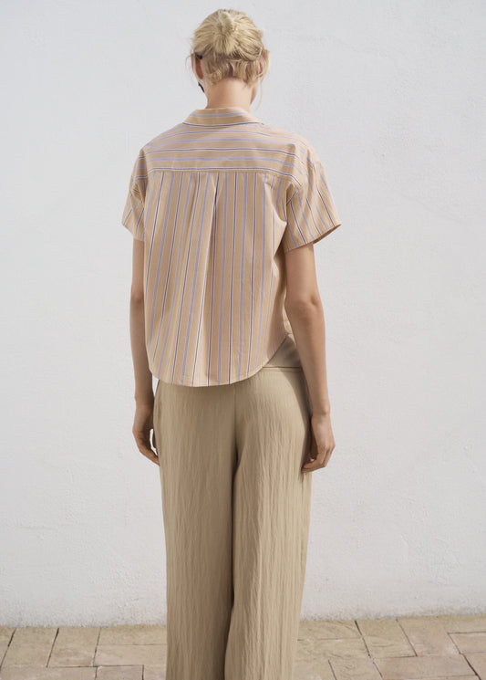 Short Sleeve Striped Shirt