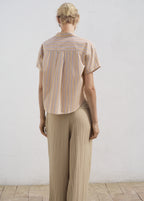 Short Sleeve Striped Shirt