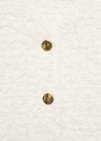 Short Sleeved Boucle Cardigan