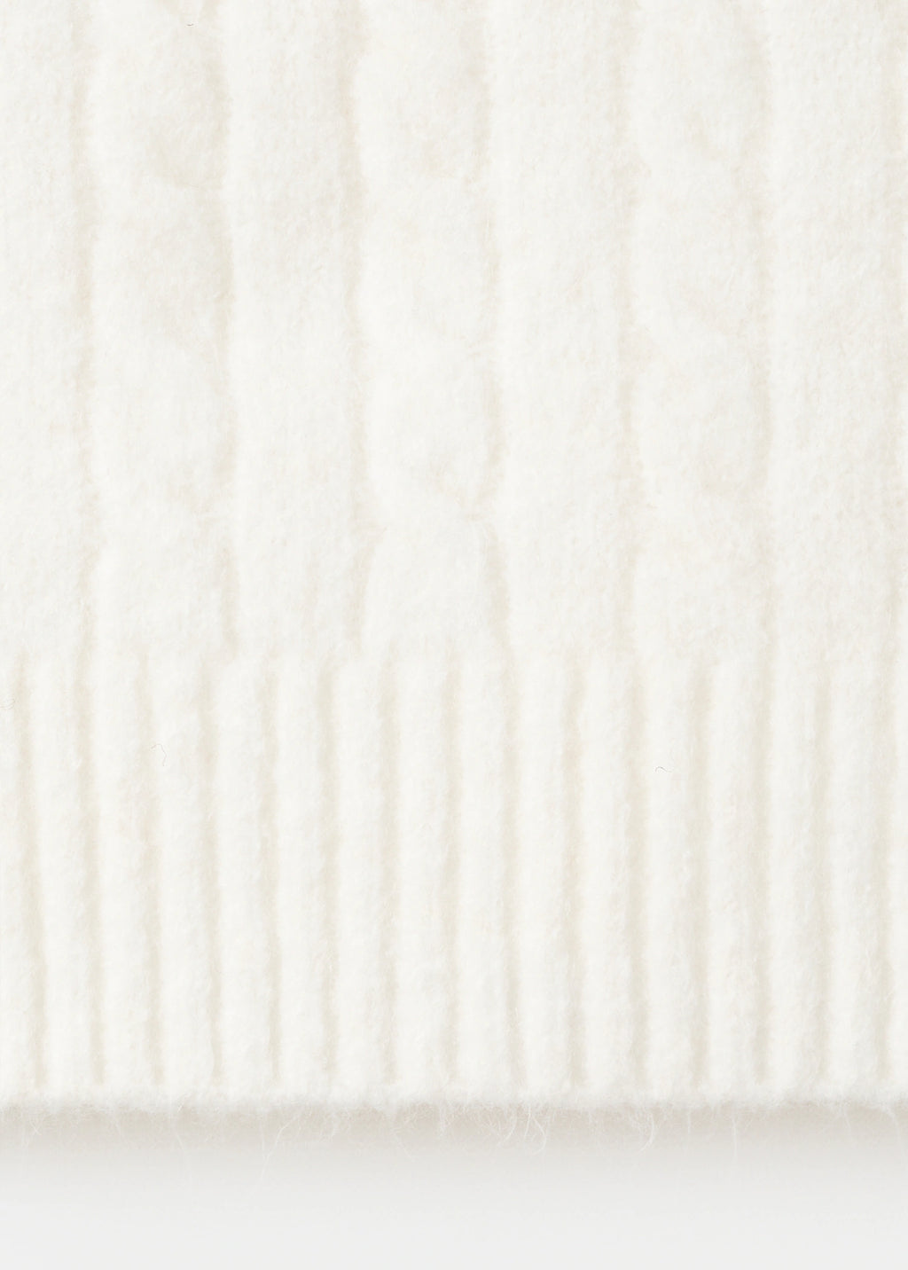 Short Sleeved Cable Knit Sweater